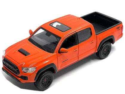 Метален джип пикап Toyota Tacoma TRD Pro 2021 - 1:24 Maisto 32910 orange