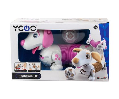 Разтеглив робо дакел YCOO Robo Dash Dackel Robotic Puppy Pink Silverlit 88742