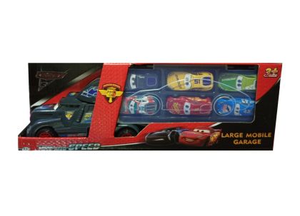 Камион куфар с колички Cars Mobile garage