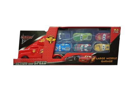 Камион куфар с колички Cars Mobile garage