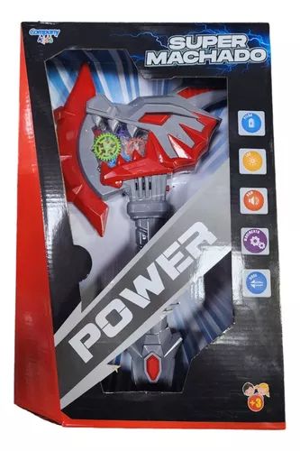 Брадва с двойно колело и драконови зъби Power Rangers Dino Axe