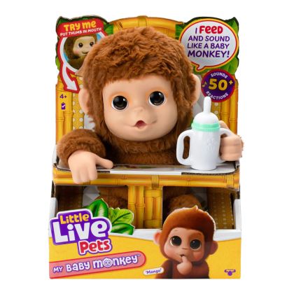 Интерактивно бебе маймуна Mango Little Live Pets 