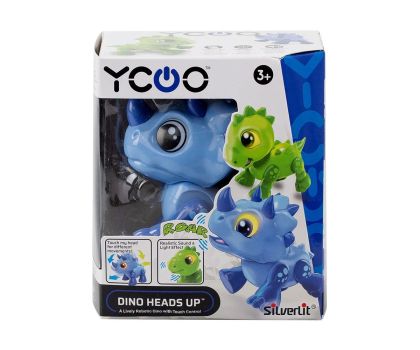 Робот Динозавър син Silverlit 88593 - Dino Heads Up Blue