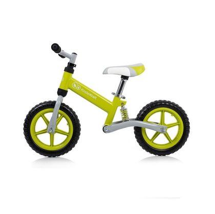 KinderKraft Evo колело за балансиране с амортисьор зелено