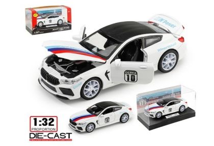 Метална кола BMW M8 Sport със звук 1:32 