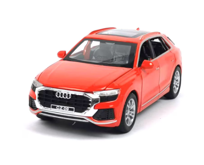 Метална кола Audi Q8 SUV със звук 1:32 червен