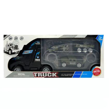 Камион куфар Автовоз с военни коли