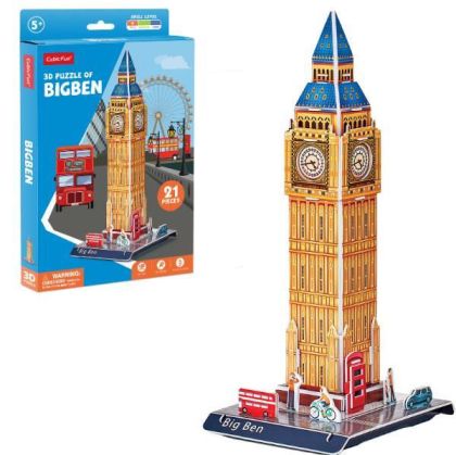 Пъзел 3D Миниатюрна Big Ben CubicFun W3196H