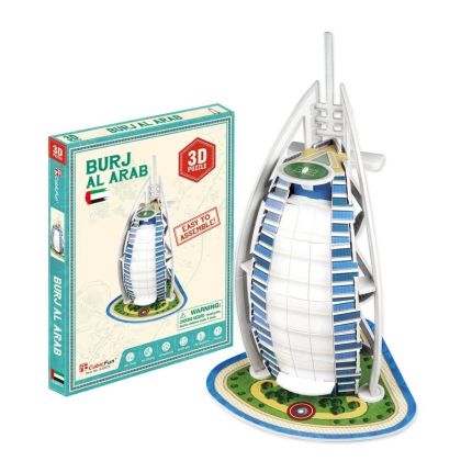 Пъзел 3D Миниатюрна Burj Al Arab CubicFun S3007h 