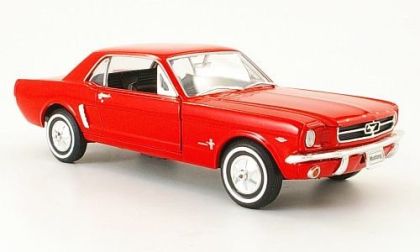 Welly Метална количка Ford Mustang Coupe 1964 1:24