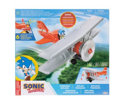 Игрален комплект със самолет Tornado и Sonic Jakks Pacific 423284