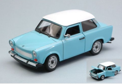 Метална кола Trabant 601 blue Welly 1:24