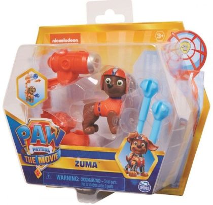 Paw Patrol Екшън фигурка куче с бойно снаряжение Zuma