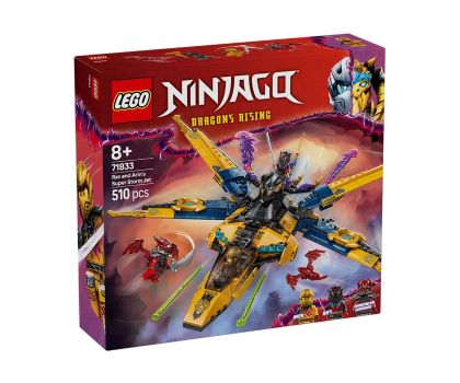 Конструктор LEGO NINJAGO 71833 Супер буреносен джет на Рас и Арин