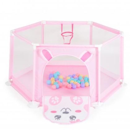 Кошара за игра с 50 топки розова - 7061B