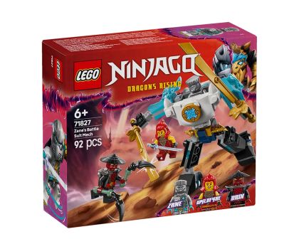 Конструктор LEGO NINJAGO 71827 Боен роботски костюм на Зейн