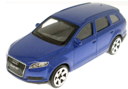 Метална кола Audi Q7 MSZ 82201 син 1:64 