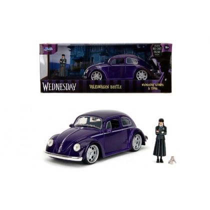 Метална кола Wednesday Volkswagen Beetle Jada 253255076 - 1:24 