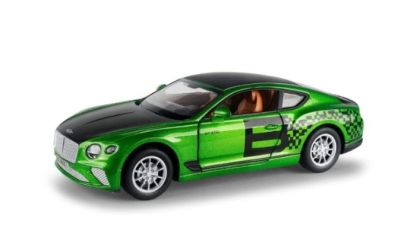 Метален автомобил Bentley Continental GT 370 със звук и светлини 1/24 зелен
