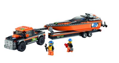 LEGO CITY Камион с моторница 60085