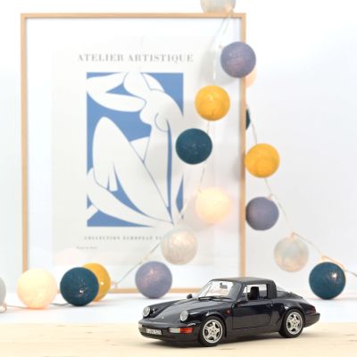 Метална кола Porsche 911 Carrera 4 Targa 1991 Norev 1:18 - 187340