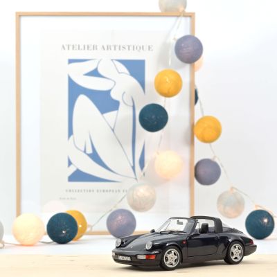 Метална кола Porsche 911 Carrera 4 Targa 1991 Norev 1:18 - 187340