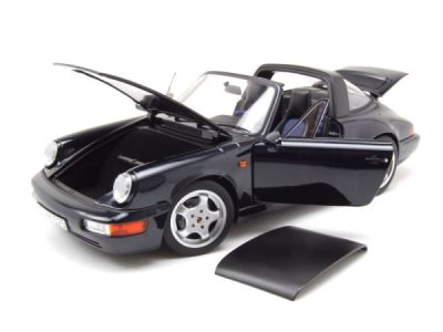 Метална кола Porsche 911 Carrera 4 Targa 1991 Norev 1:18 - 187340