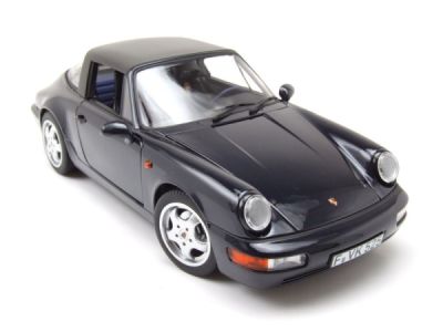Метална кола Porsche 911 Carrera 4 Targa 1991 Norev 1:18 - 187340