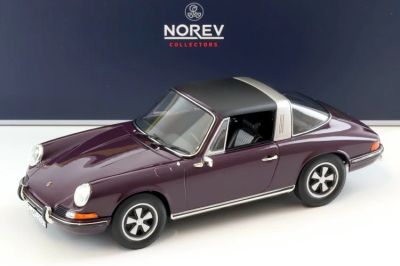 Метална кола Porsche 911 E Targa 1971 Norev 1:18 - 187644