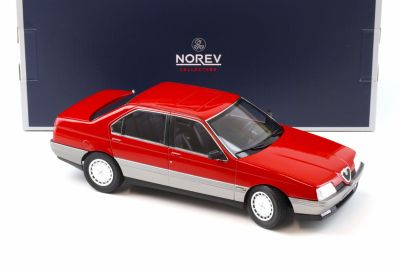 Метална кола Alfa Romeo 164 1991 Rosso Alfa Norev 1:18 - 187866