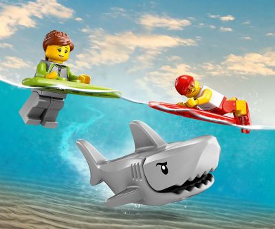 Конструктор LEGO City 60453 Пикап за спасители на плажа