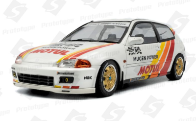 Метален автомобил Honda Civic Works Mugen Racing 1992 SOLIDO 1:18 - 1810303
