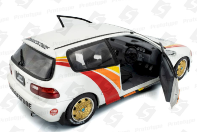 Метален автомобил Honda Civic Works Mugen Racing 1992 SOLIDO 1:18 - 1810303