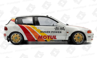 Метален автомобил Honda Civic Works Mugen Racing 1992 SOLIDO 1:18 - 1810303