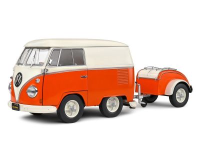 Метален бус Volkswagen Transporter T1 Kool Kombi 1950 SOLIDO 1:18 - 1810902