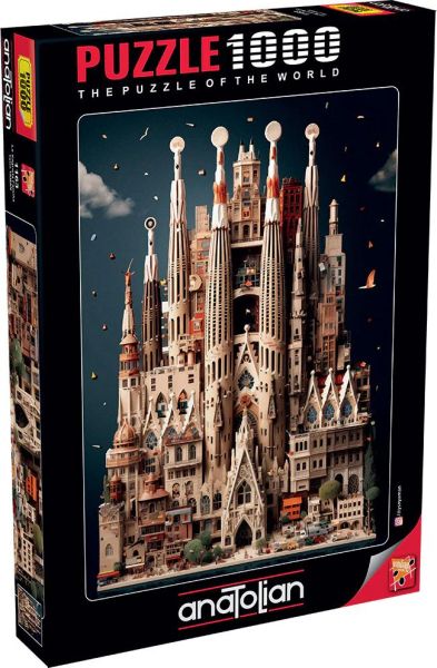 Пъзел Саграда Фамилия Anatolian 1000 части P1163