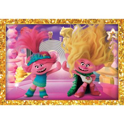 Детски пъзел 4 в 1 Trolls 3 CLEMENTONI 21527 