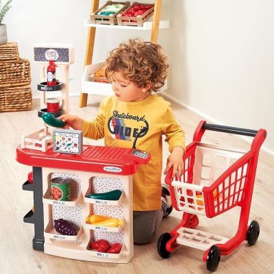 Магазин за плодове и зеленчуци с пазарска количка ECOIFFIER 1676