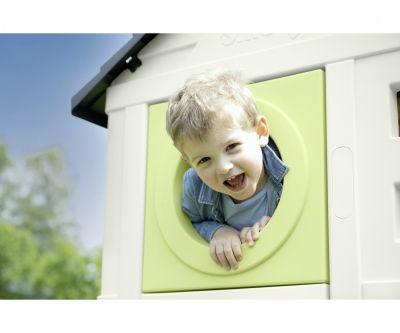 Градинска къща с веранда и пързалка Smoby Life Stilt House 7600810802