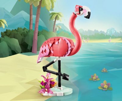 Конструктор LEGO Creator 31170 Диви животни Розово фламинго 3в1
