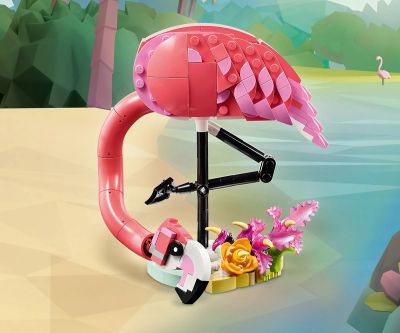 Конструктор LEGO Creator 31170 Диви животни Розово фламинго 3в1