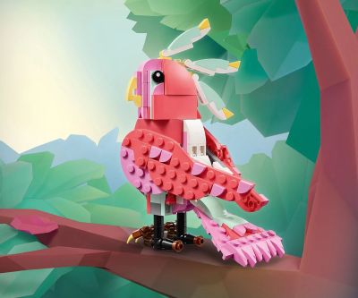Конструктор LEGO Creator 31170 Диви животни Розово фламинго 3в1
