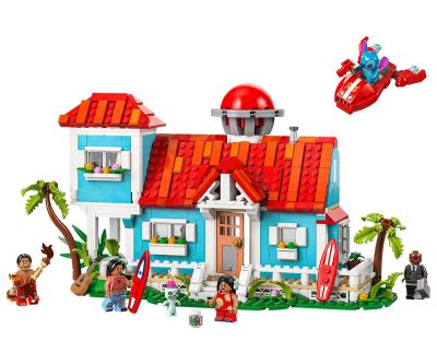Конструктор LEGO Disney 43268 Къщата на плажа на Лило и Стич