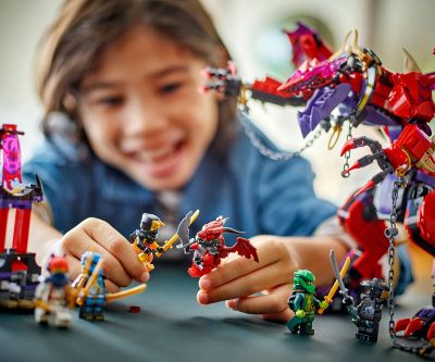 Конструктор LEGO NINJAGO 71832 Гръмотевичен зъб, Дракон на хаоса