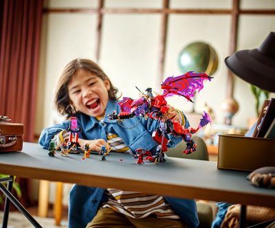 Конструктор LEGO NINJAGO 71832 Гръмотевичен зъб, Дракон на хаоса