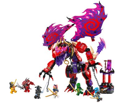 Конструктор LEGO NINJAGO 71832 Гръмотевичен зъб, Дракон на хаоса