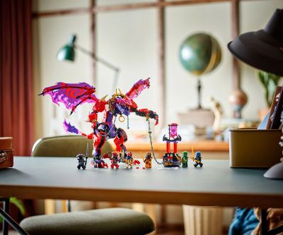 Конструктор LEGO NINJAGO 71832 Гръмотевичен зъб, Дракон на хаоса