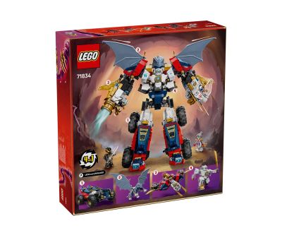 Конструктор LEGO NINJAGO 71834 Робот ултракомбинатор на Зейн