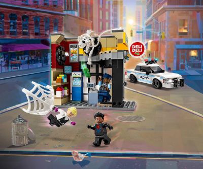 Конструктор LEGO Marvel 76311 Спайди вселената Майлс Моралес срещу Петното