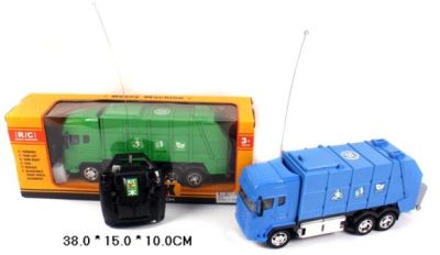 Детски боклукчийски камион с радио контрол 29 см